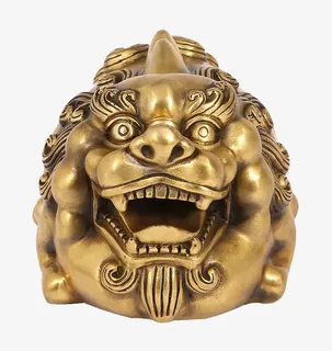 纯铜貔貅正面免抠