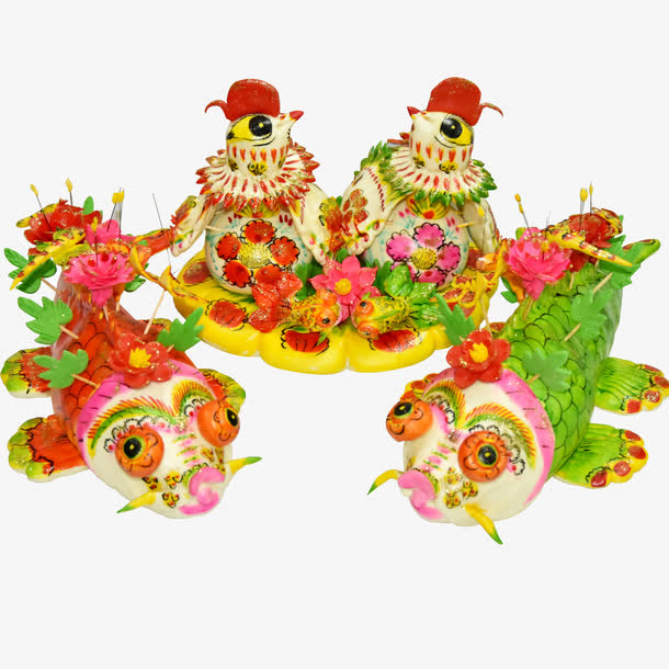 面塑吉祥物免抠