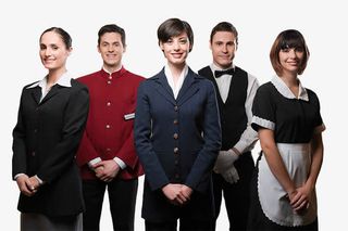 服务员服装免抠