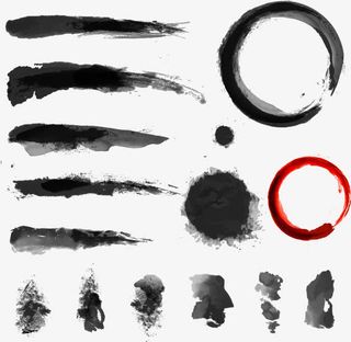 墨水痕迹免抠
