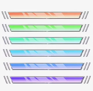 彩色金属边框免抠