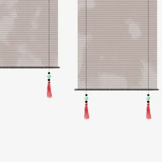 中国风古风竹帘免抠