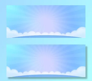 蓝色放射状背景图免抠