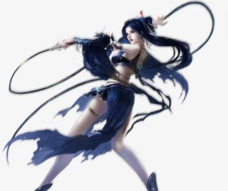 性感冷艳的美女杀手免抠