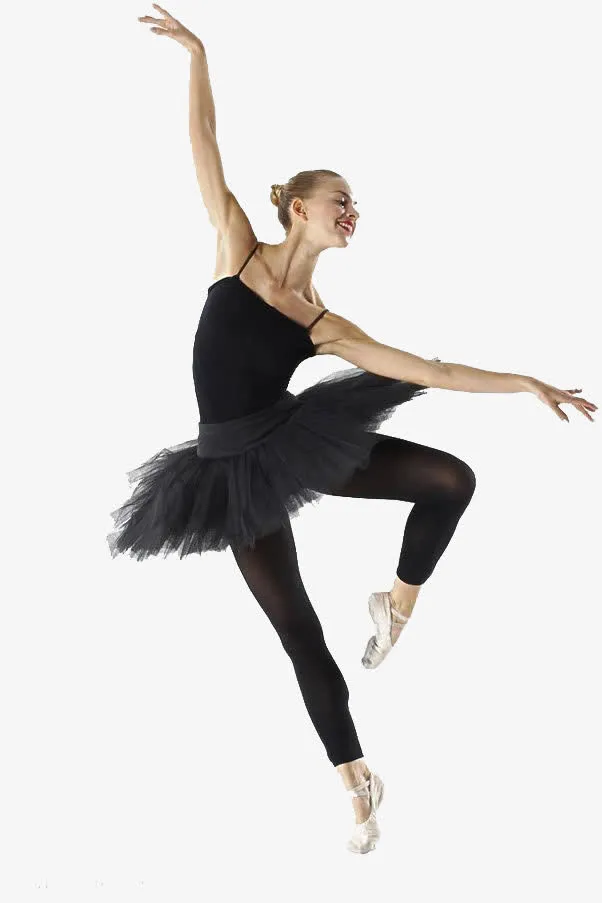 黑色舞者素材免抠