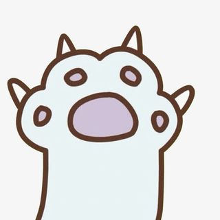 手绘尖锐猫爪子免抠