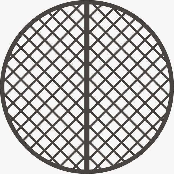 圆形的文艺园林窗子免抠