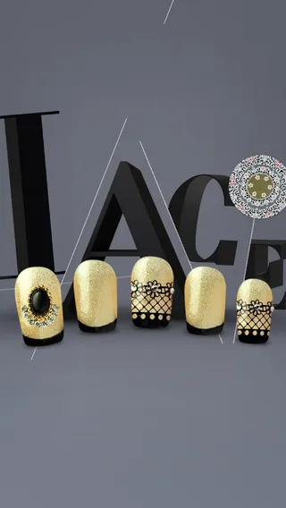 美容海报美甲背景素材图高清