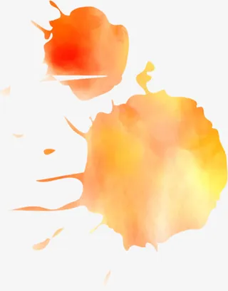 夏日海报活动颜色墨迹免抠