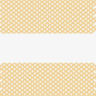 卡通中国风黄色云纹免抠