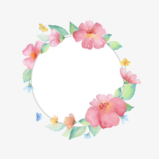 花卉边框免抠