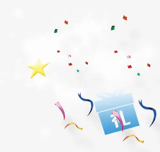 卡通礼盒装饰免抠