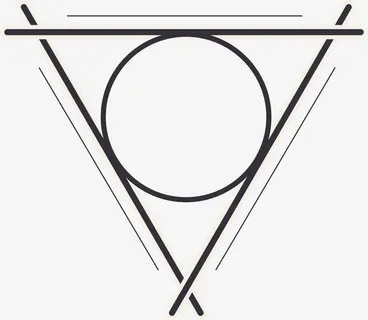 三角形边框免抠