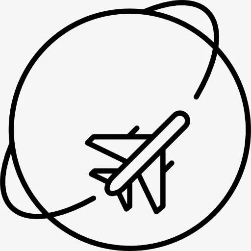 国际航班图标免抠