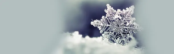 雪花banner创意设计