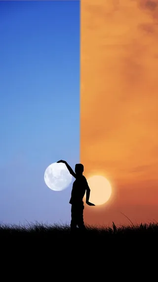 日落月初H5背景高清