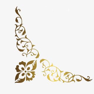 矢量金色底纹免抠