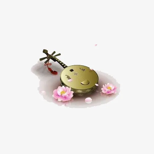 鲜花古琵琶免抠
