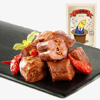 良品铺子麻辣鸭脖子免抠