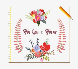 花朵花卉植物边框矢量素材免抠