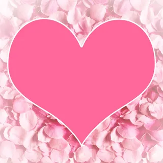 花瓣爱心宣传海报背景高清