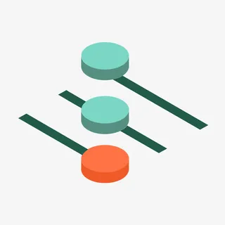 扁平化音量调节器免抠