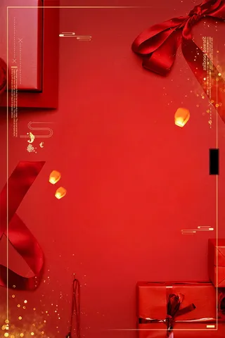 年新春年货节背景高清