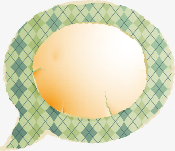 几何花边黄色底纹免抠