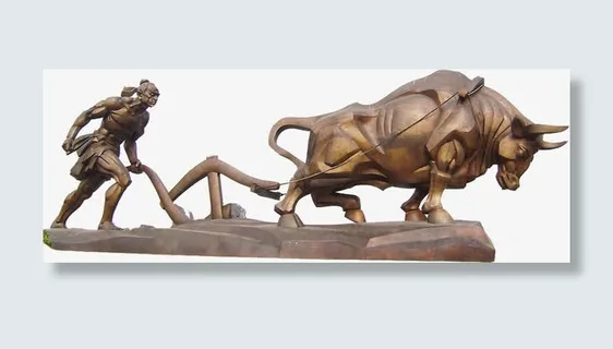 农耕雕塑高清免扣素材免抠 农耕雕塑高清免扣素材免抠