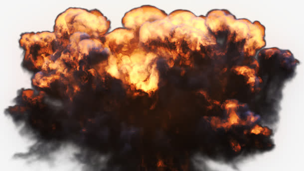 爆炸蘑菇云png素材免抠