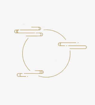 国潮 祥云 标题 边框免抠