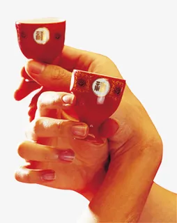 结婚交杯酒免抠