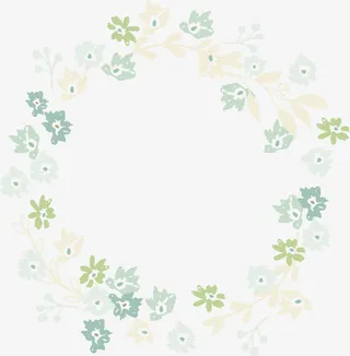 花朵花环免抠