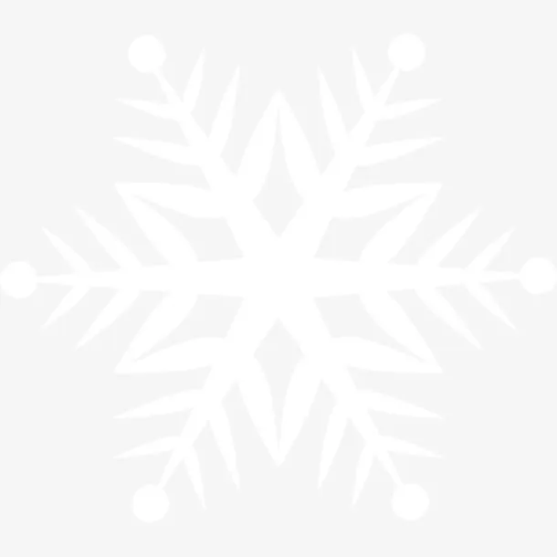雪花 白色免抠