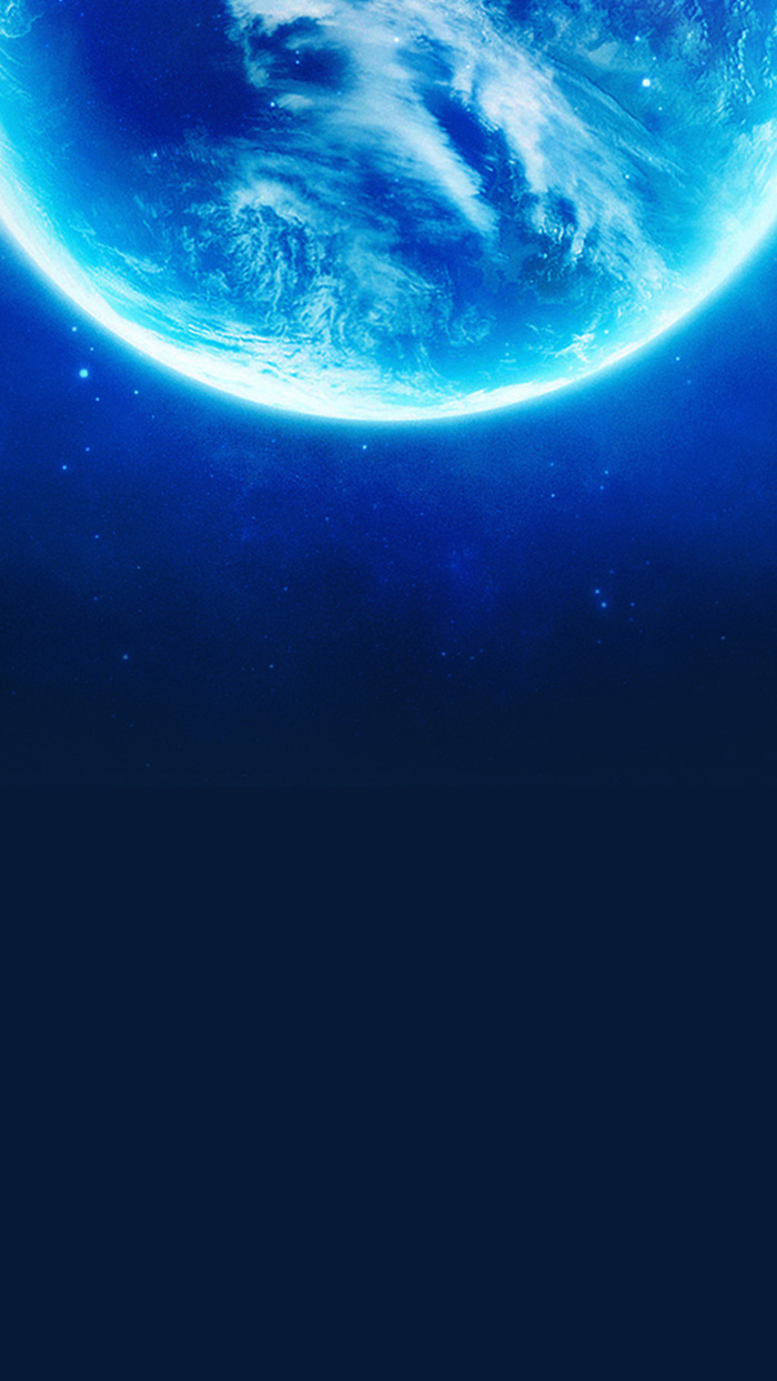 星空发光的地球商务H5背景素材高清