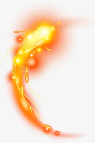 金色飞舞的烟花免抠