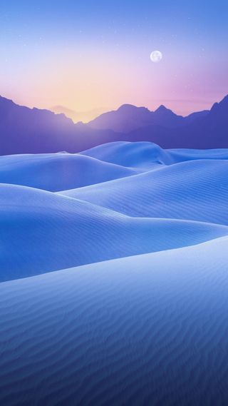 高清蓝色风景H5背景高清