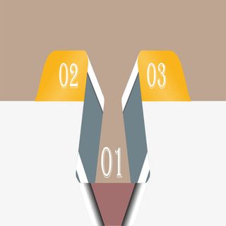 创意拼接几何免抠