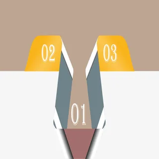 创意拼接几何免抠