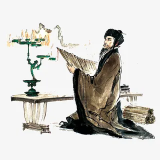 中国风人物免抠