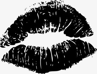 手绘嘴巴口红图免抠