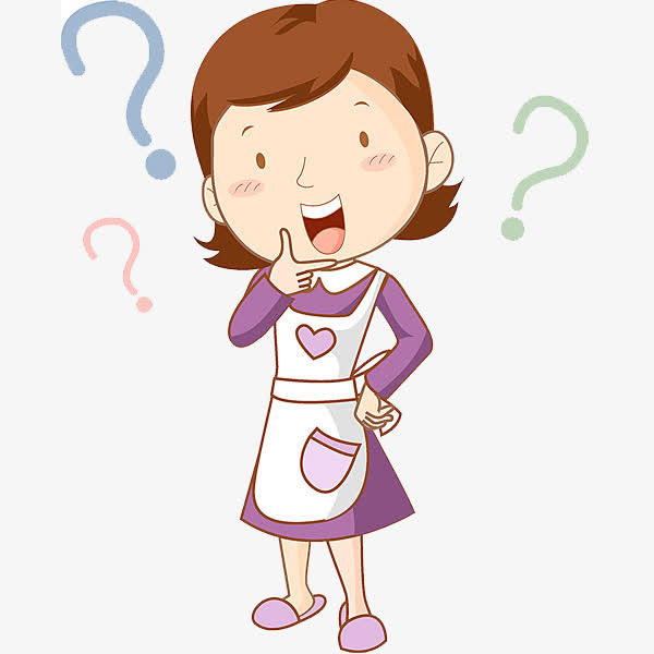 有疑问的女人免抠