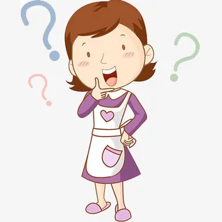 有疑问的女人免抠