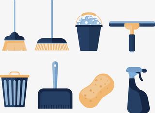 清洁用品免抠