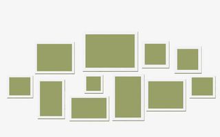 简约照片墙免抠