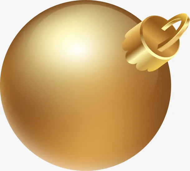 奢华金色圆球免抠