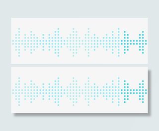 免抠菱形音频装饰图案免抠