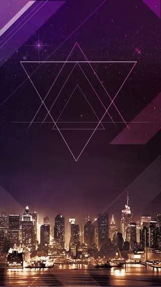 城市星空H5背景高清