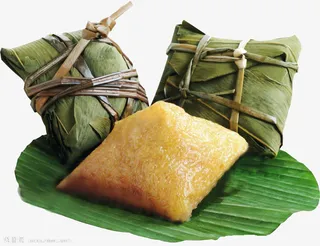 剥开的粽子免抠