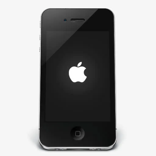 iPhone黑色的苹果图标免抠